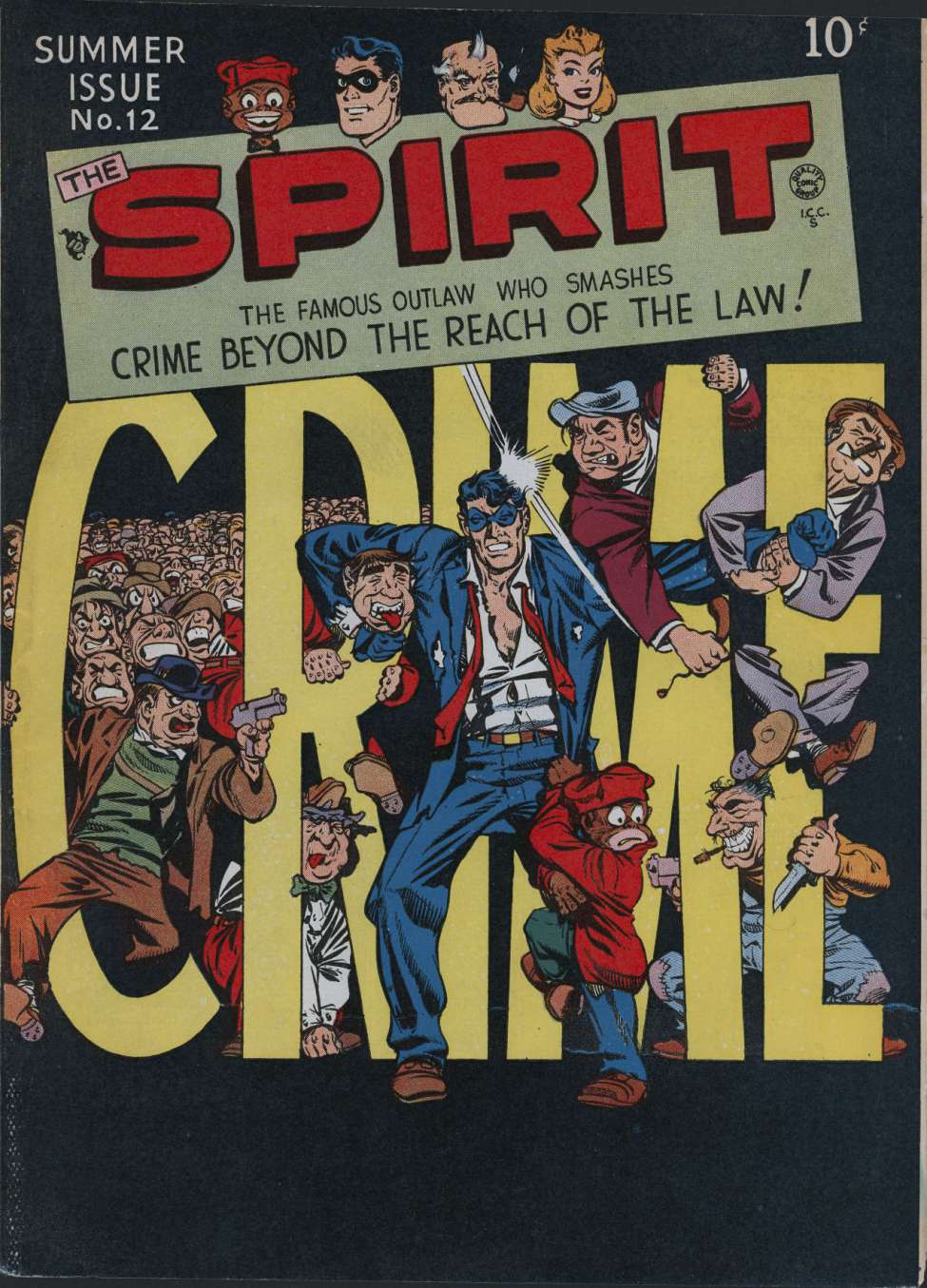 Comic Book Cover For The Spirit 12