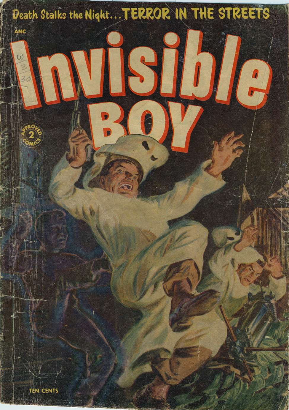 Book Cover For Approved Comics 2 - Invisible Boy