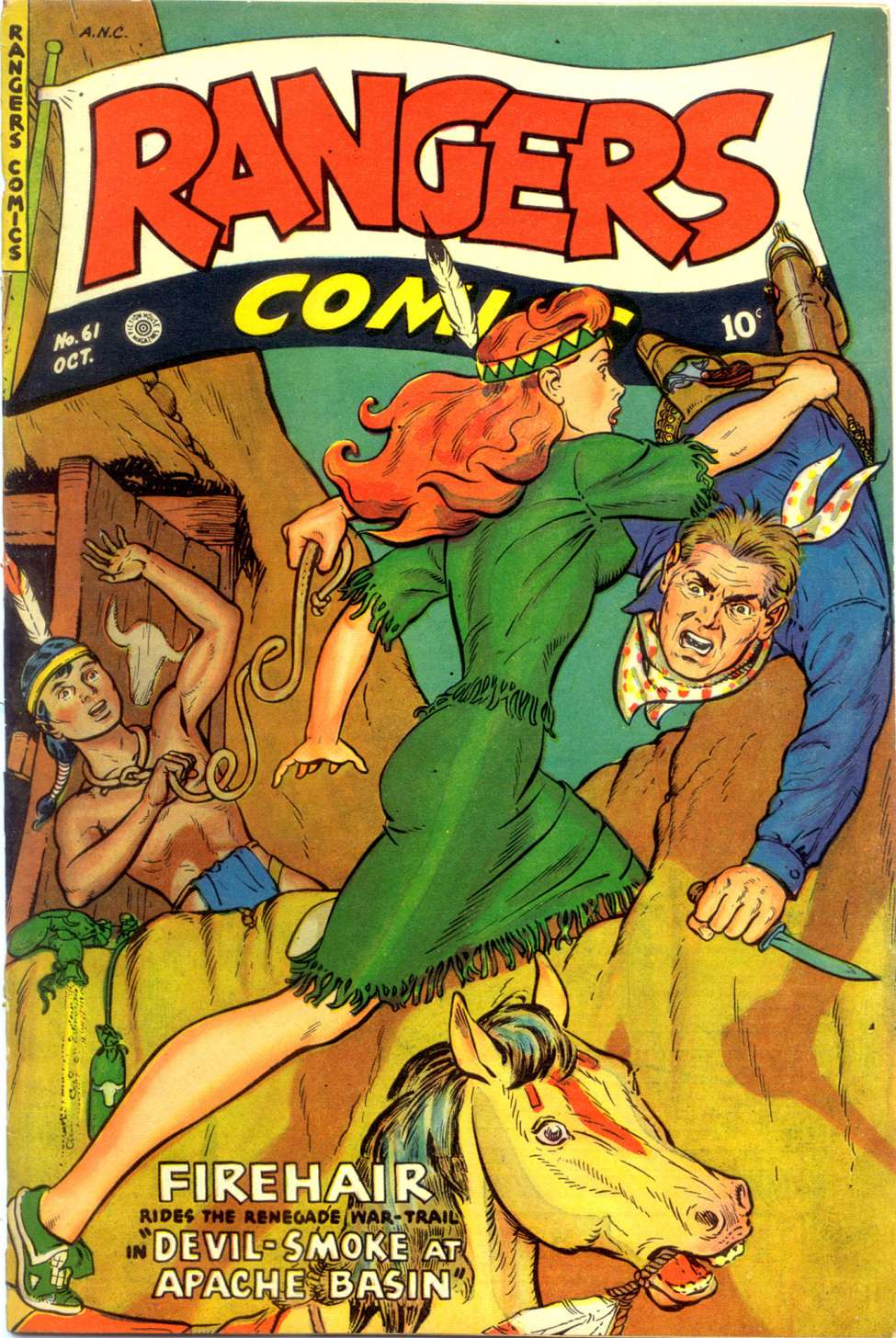 Comic Book Cover For Rangers Comics 61