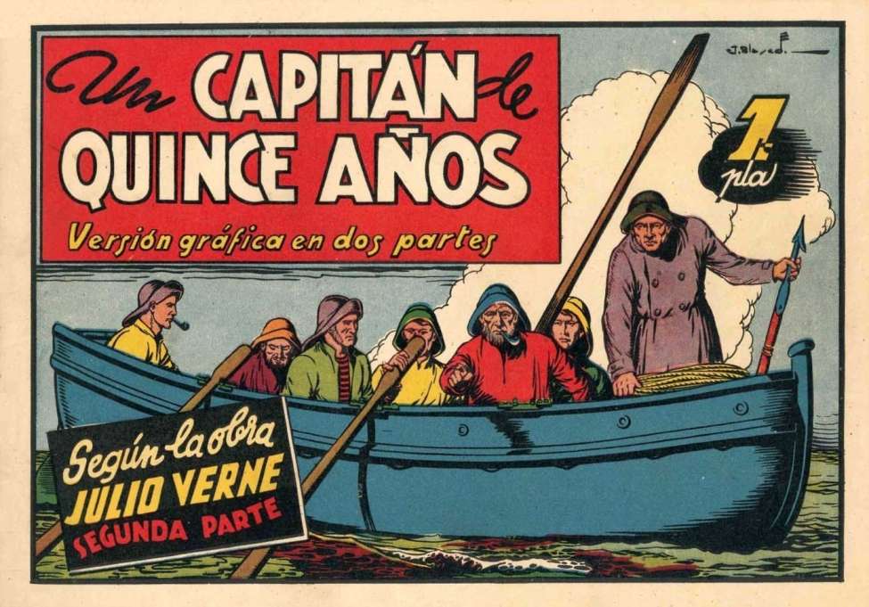 Comic Book Cover For Aventuras Célebres - Un capitán de quince años 2