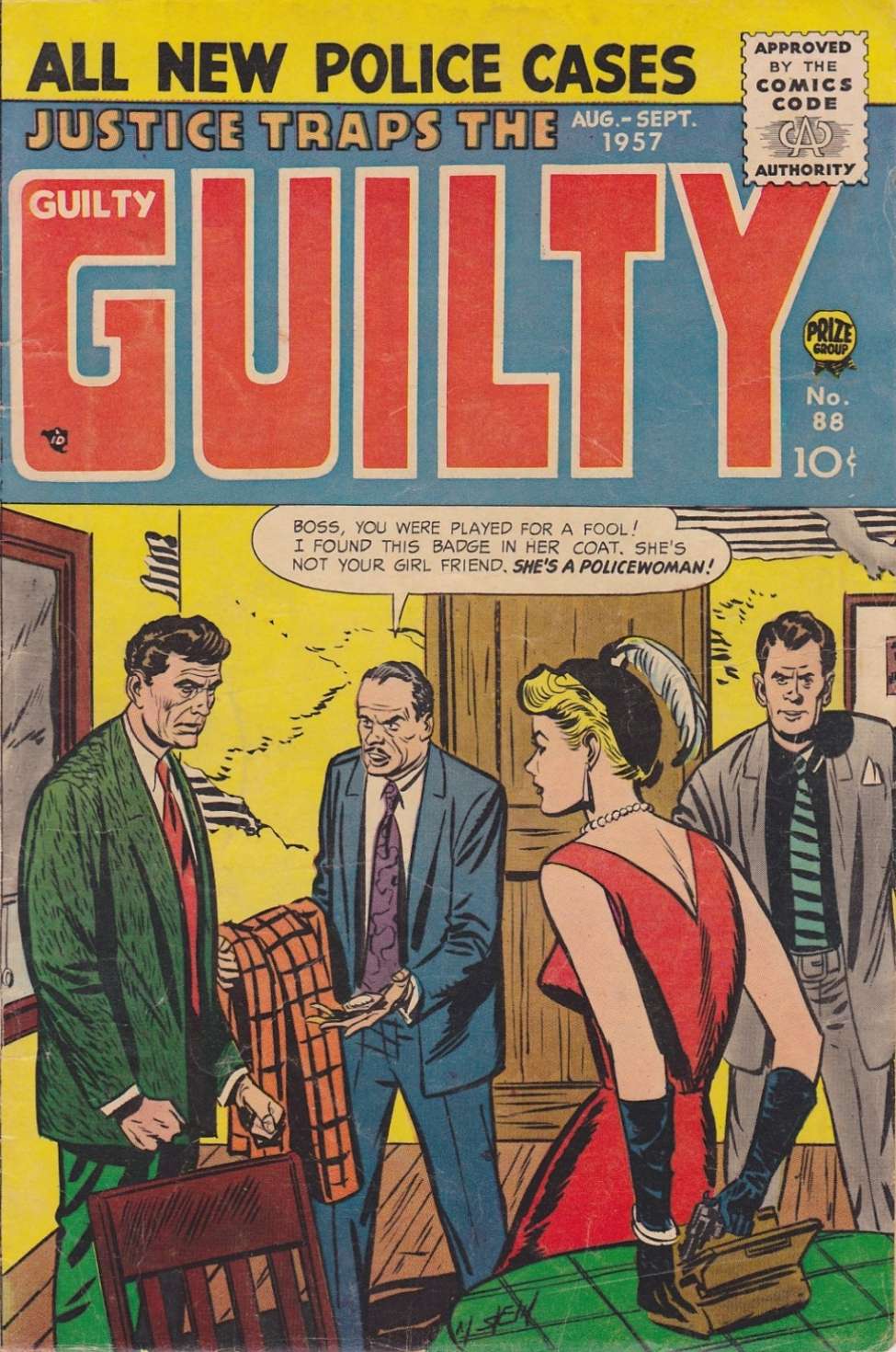 Comic Book Cover For Justice Traps the Guilty 88