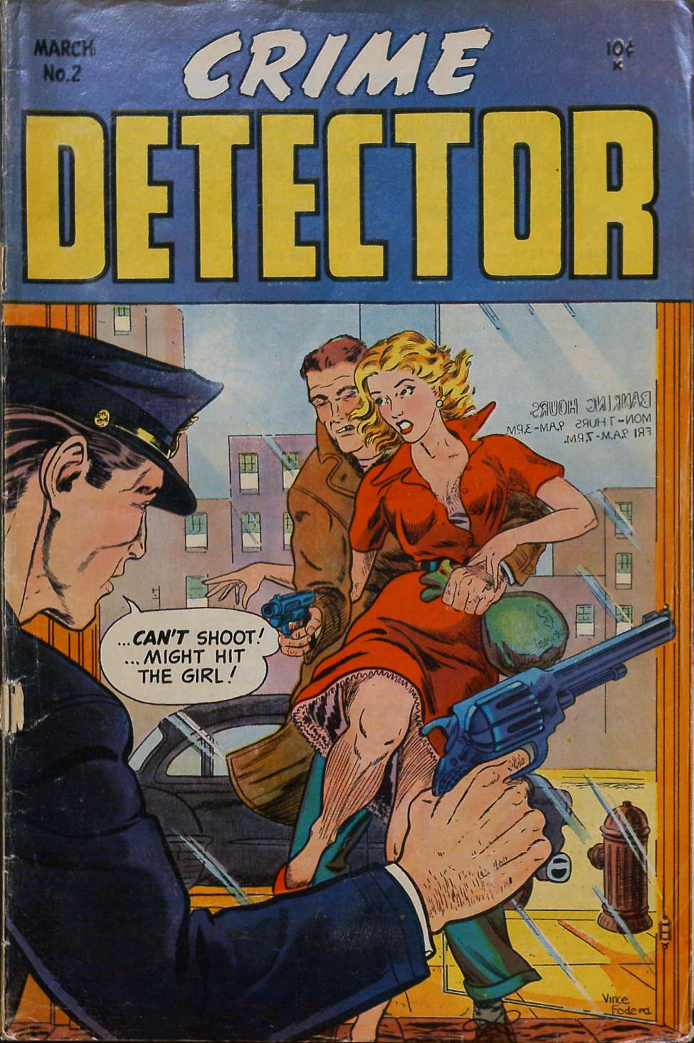Comic Book Cover For Crime Detector 2