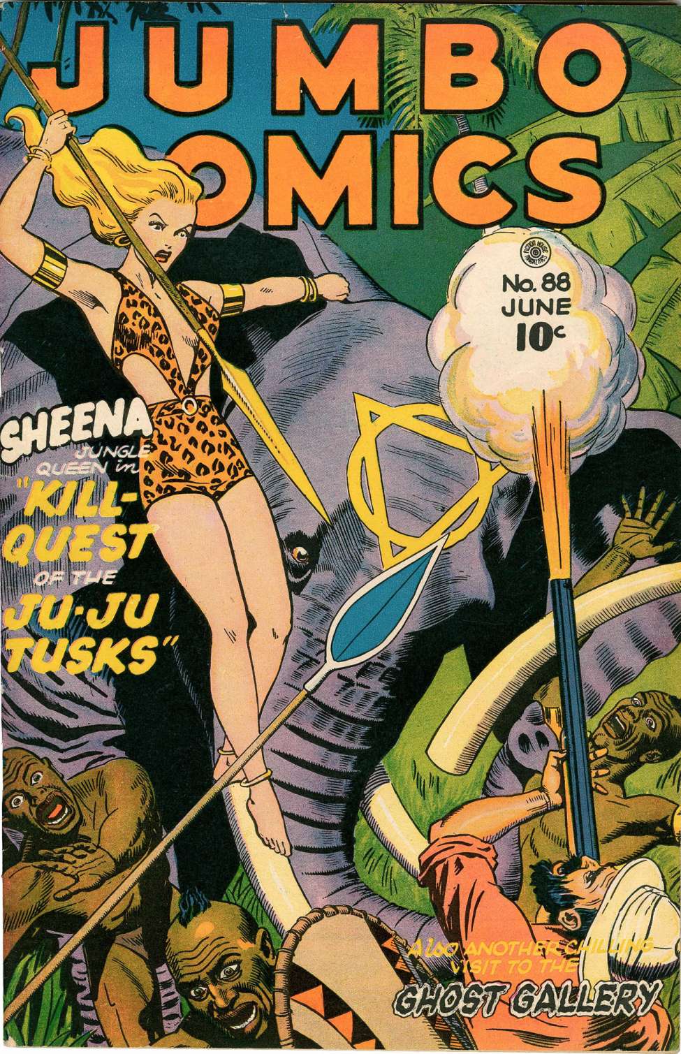 Comic Book Cover For Jumbo Comics 88 - Version 2
