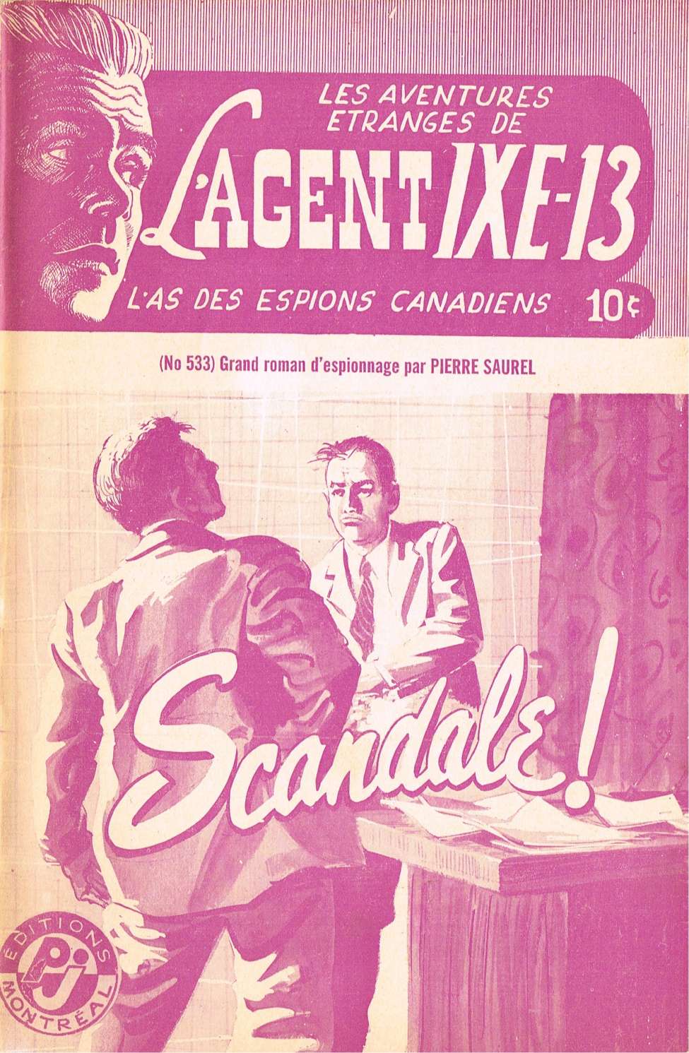 Book Cover For L'Agent IXE-13 v2 533 - Scandale