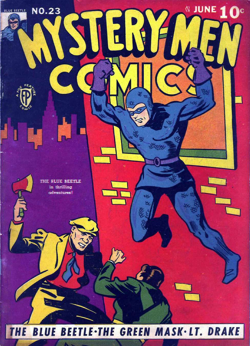 Comic Book Cover For Mystery Men Comics 23
