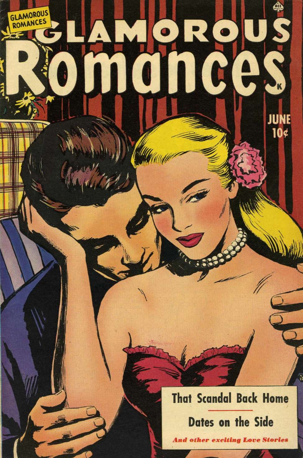 Comic Book Cover For Glamorous Romances 52 - Version 1