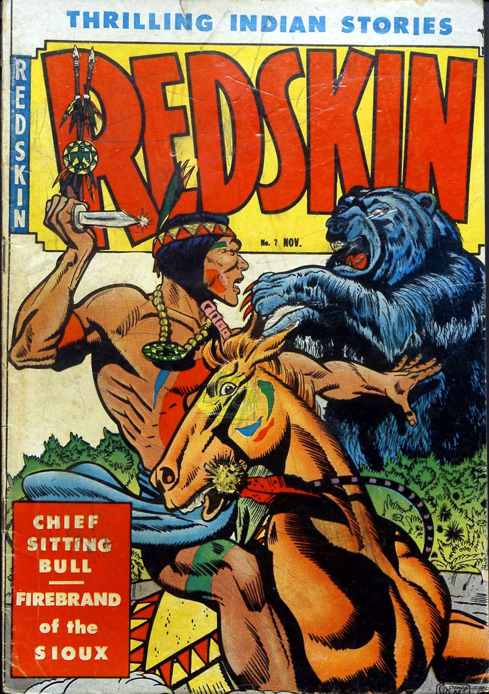 Book Cover For Redskin 7