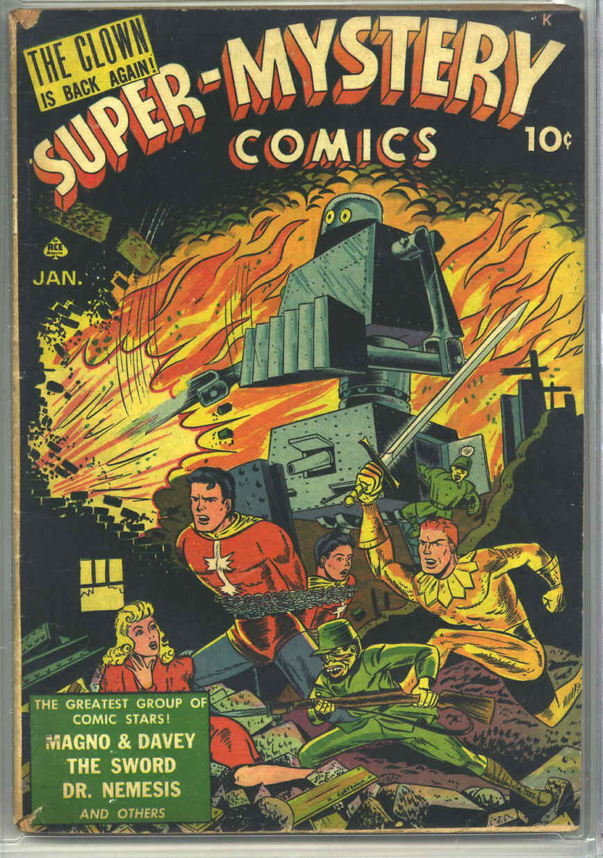 Book Cover For Super-Mystery Comics v3 3 - Version 1