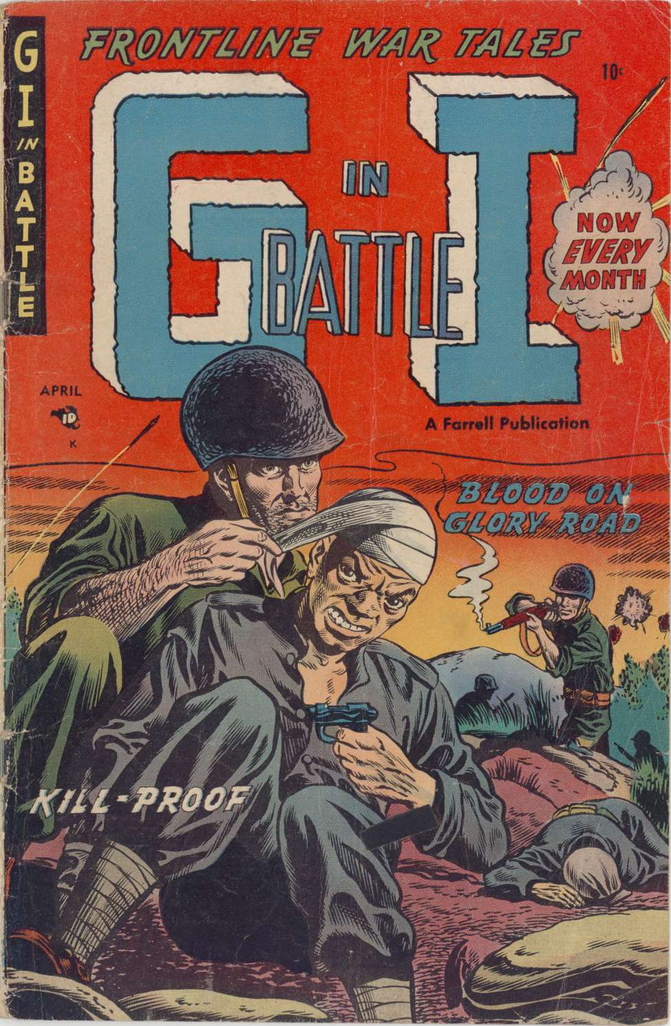 Comic Book Cover For G-I in Battle 7