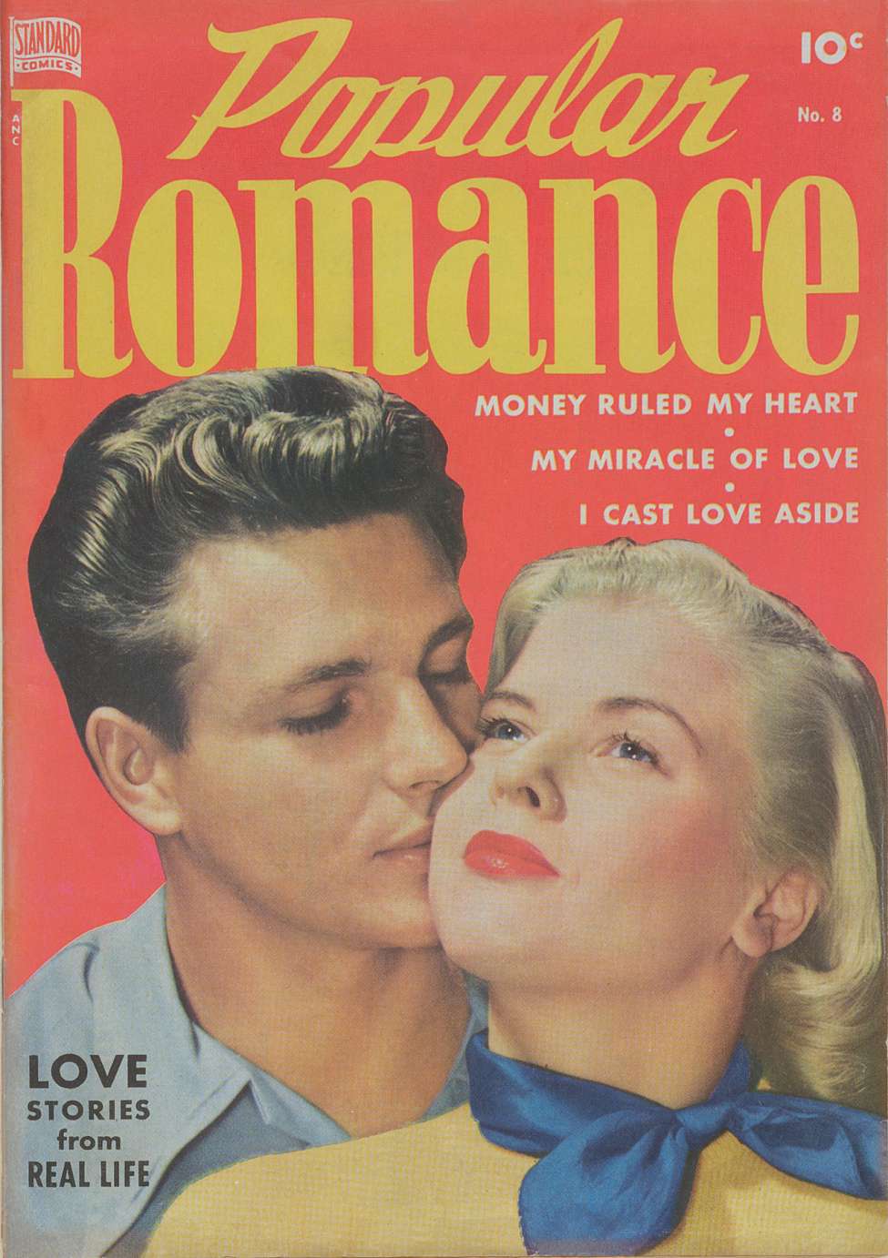 Comic Book Cover For Popular Romance 8