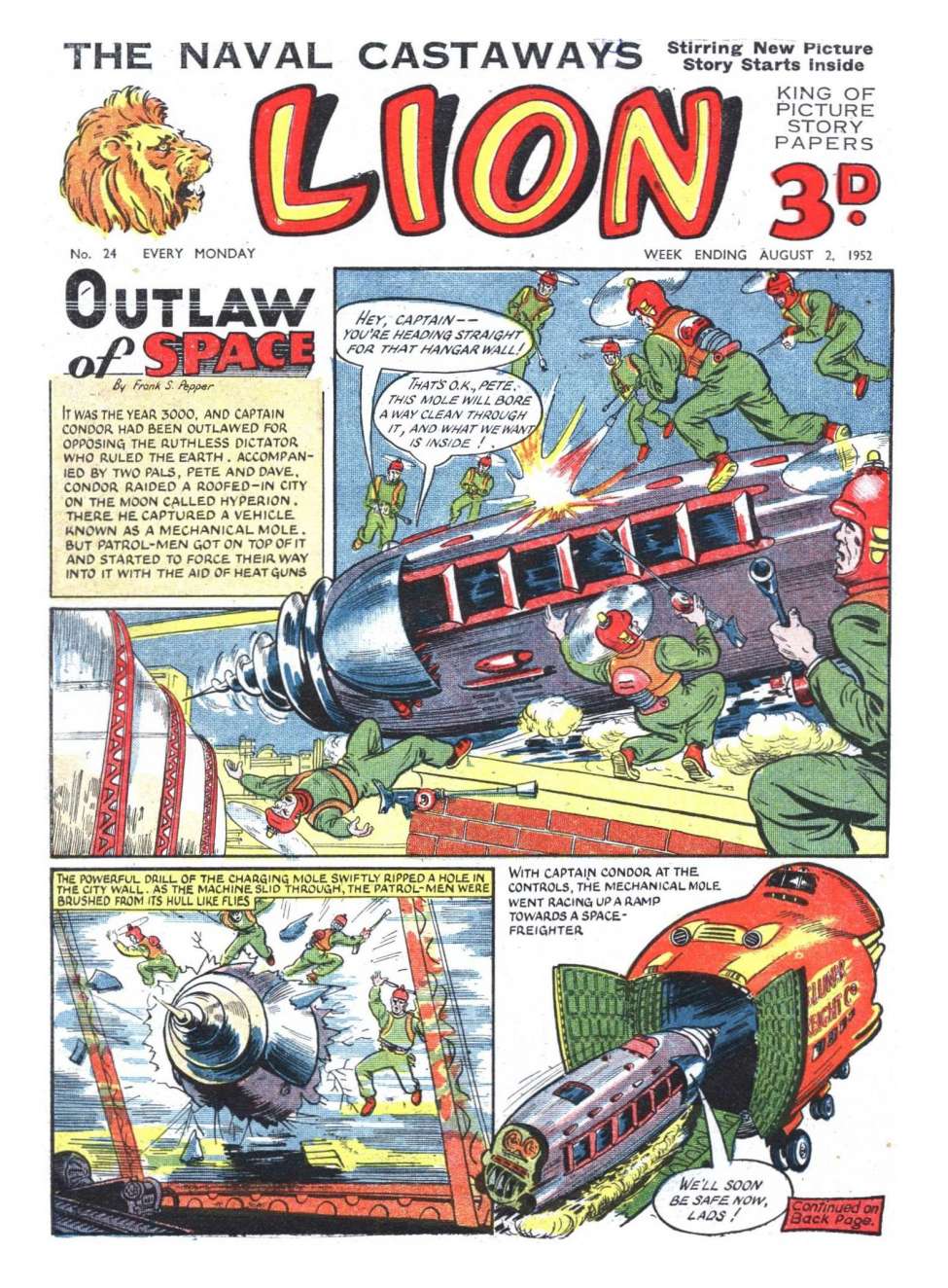 Comic Book Cover For Lion 24