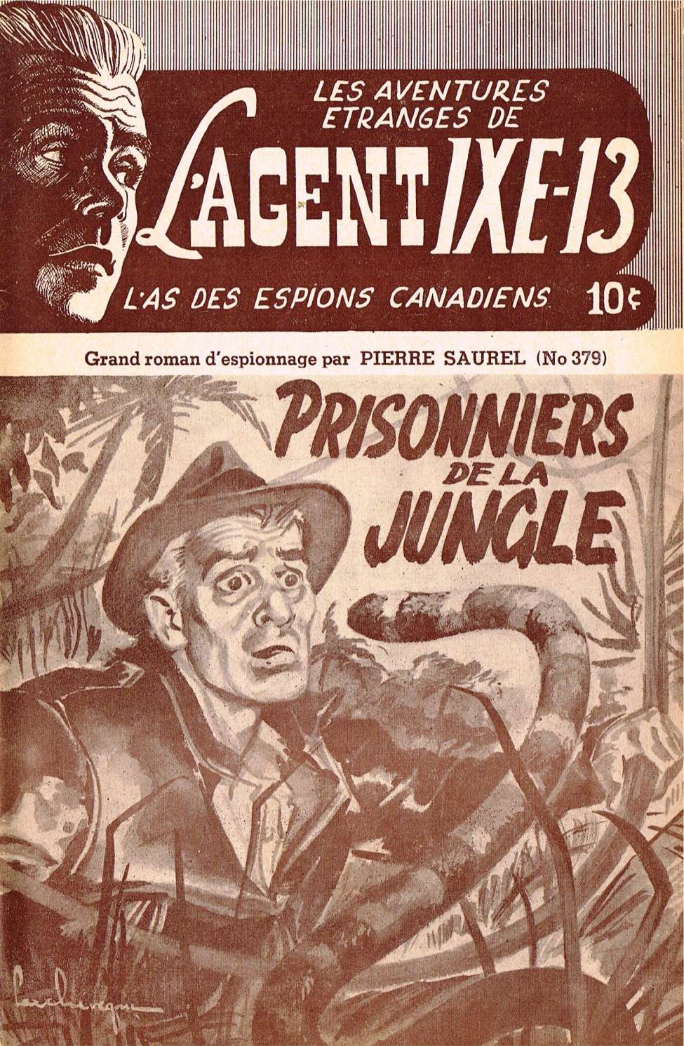 Book Cover For L'Agent IXE-13 v2 379 - Prisonniers de la jungle
