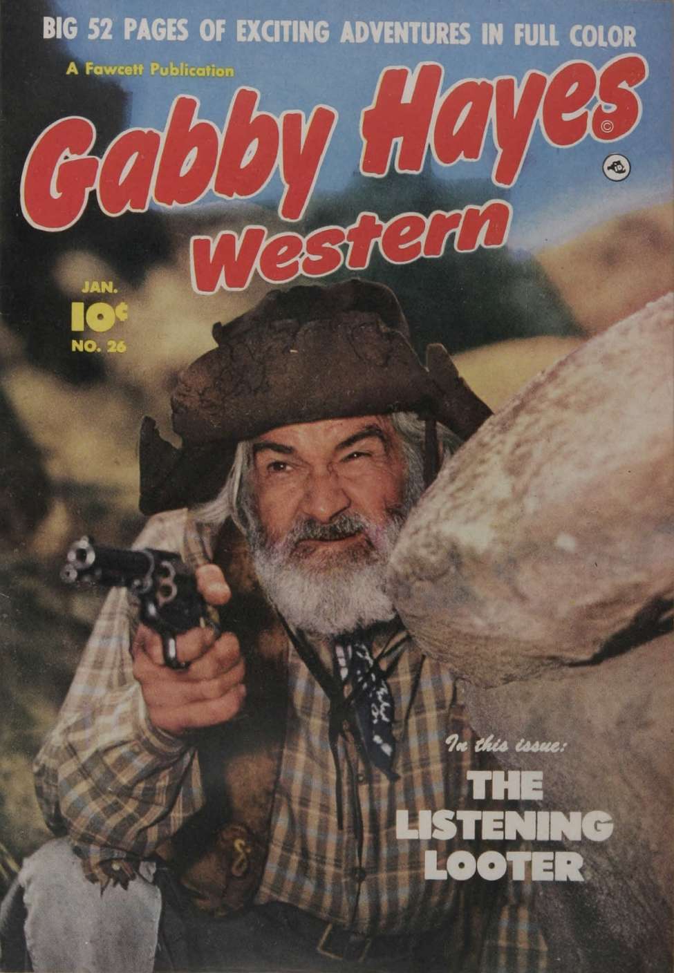 Comic Book Cover For Gabby Hayes Western 26