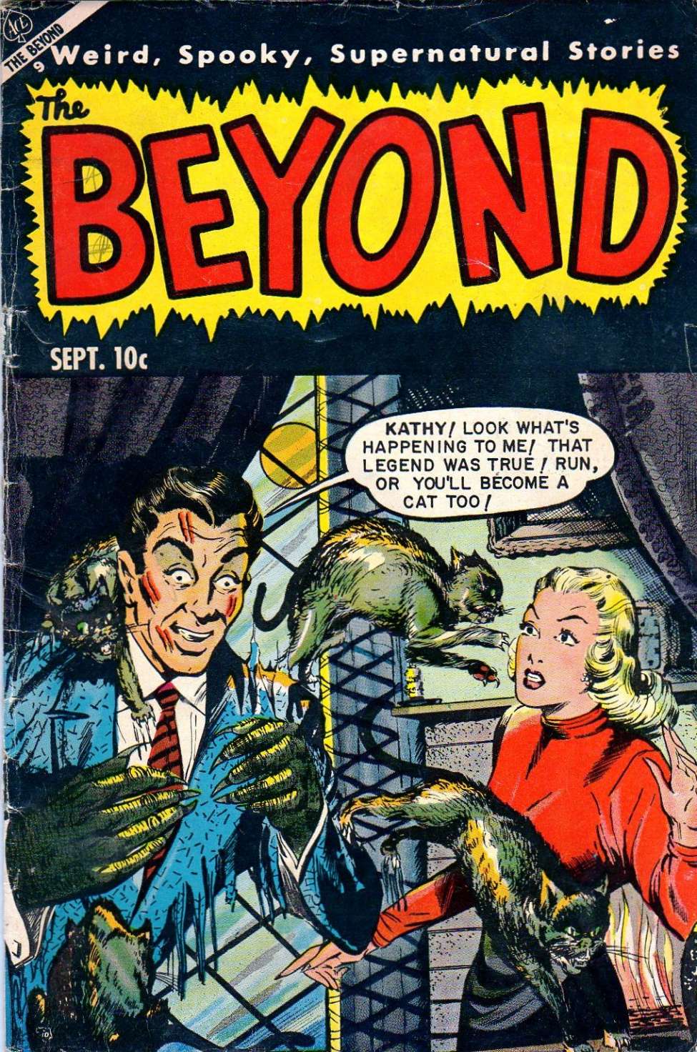Comic Book Cover For The Beyond 22