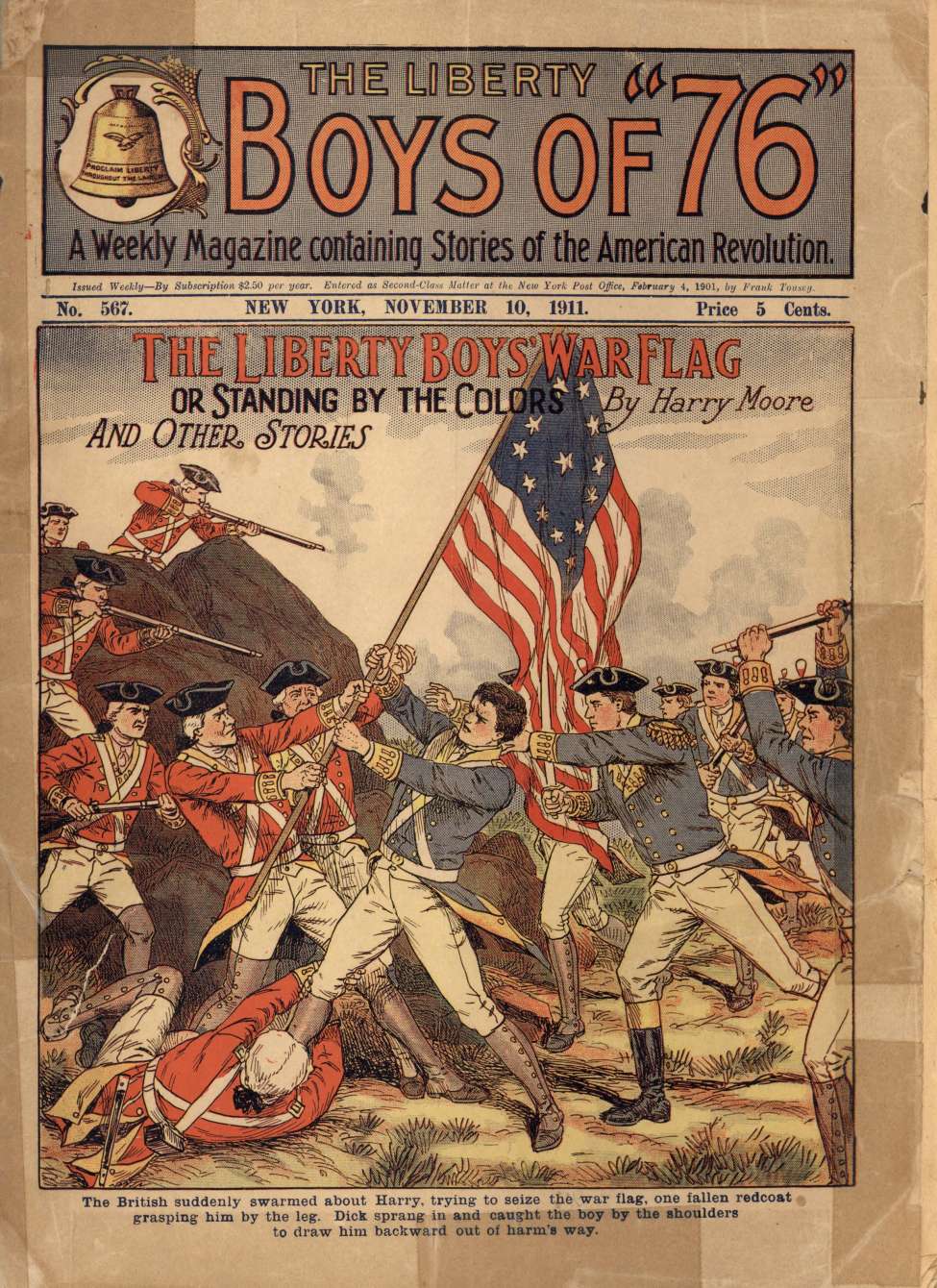 Book Cover For The Liberty Boys of 76 567 - The Liberty Boys' War Flag