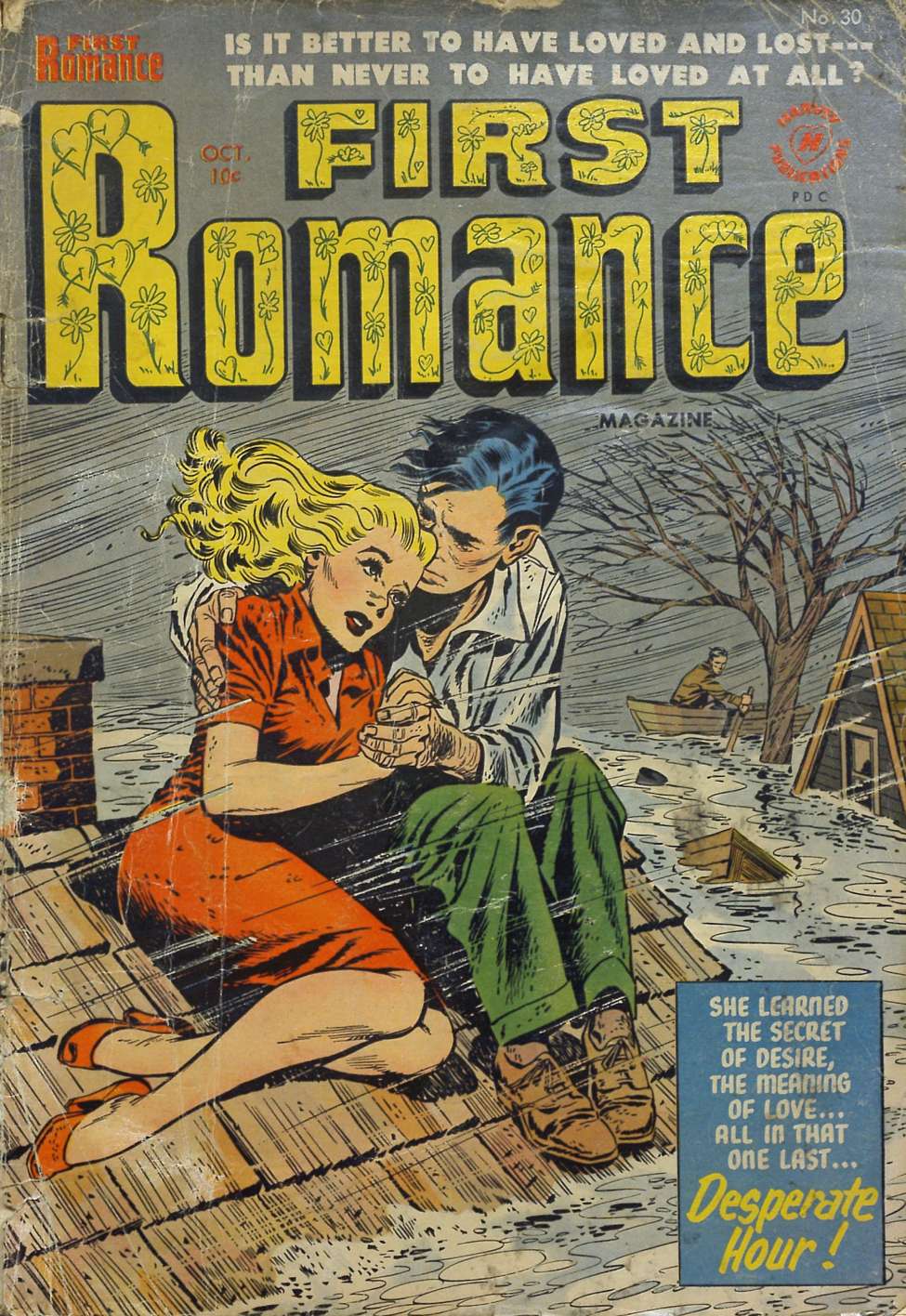 Book Cover For First Romance Magazine 30