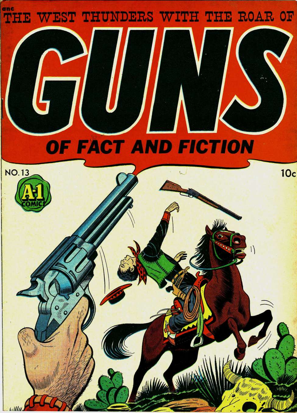 Comic Book Cover For A-1 Comics 13 - Guns of Fact and Fiction
