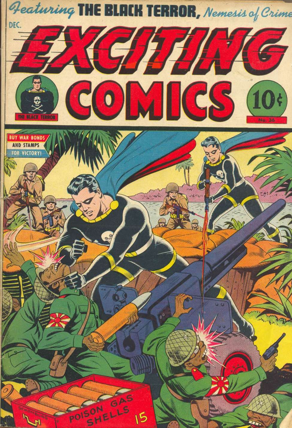 Comic Book Cover For Exciting Comics 36 - Version 1