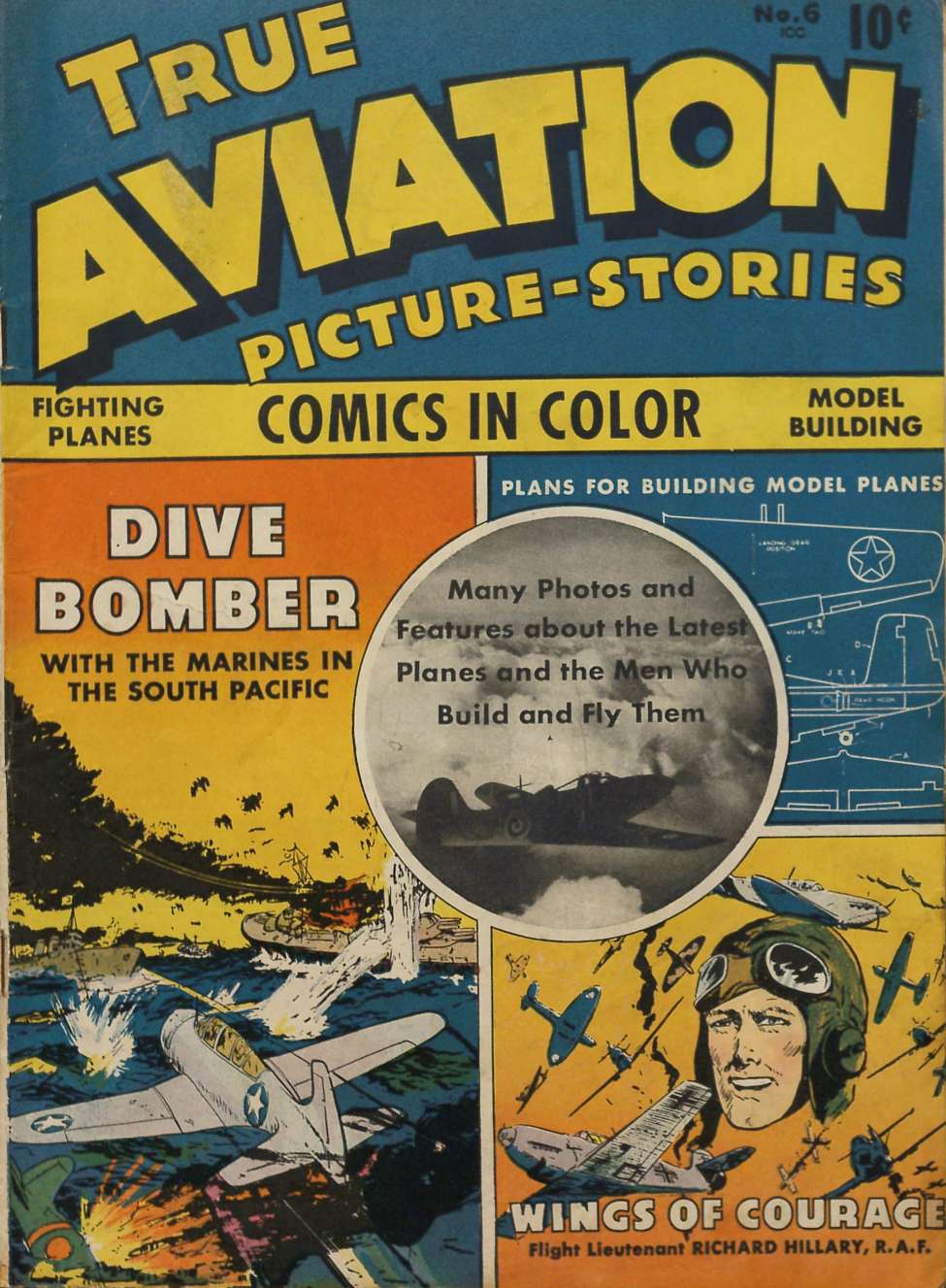 Comic Book Cover For True Aviation Picture Stories 6