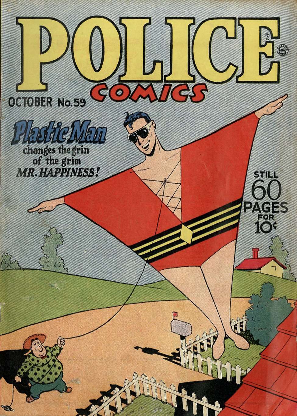 Book Cover For Police Comics 59