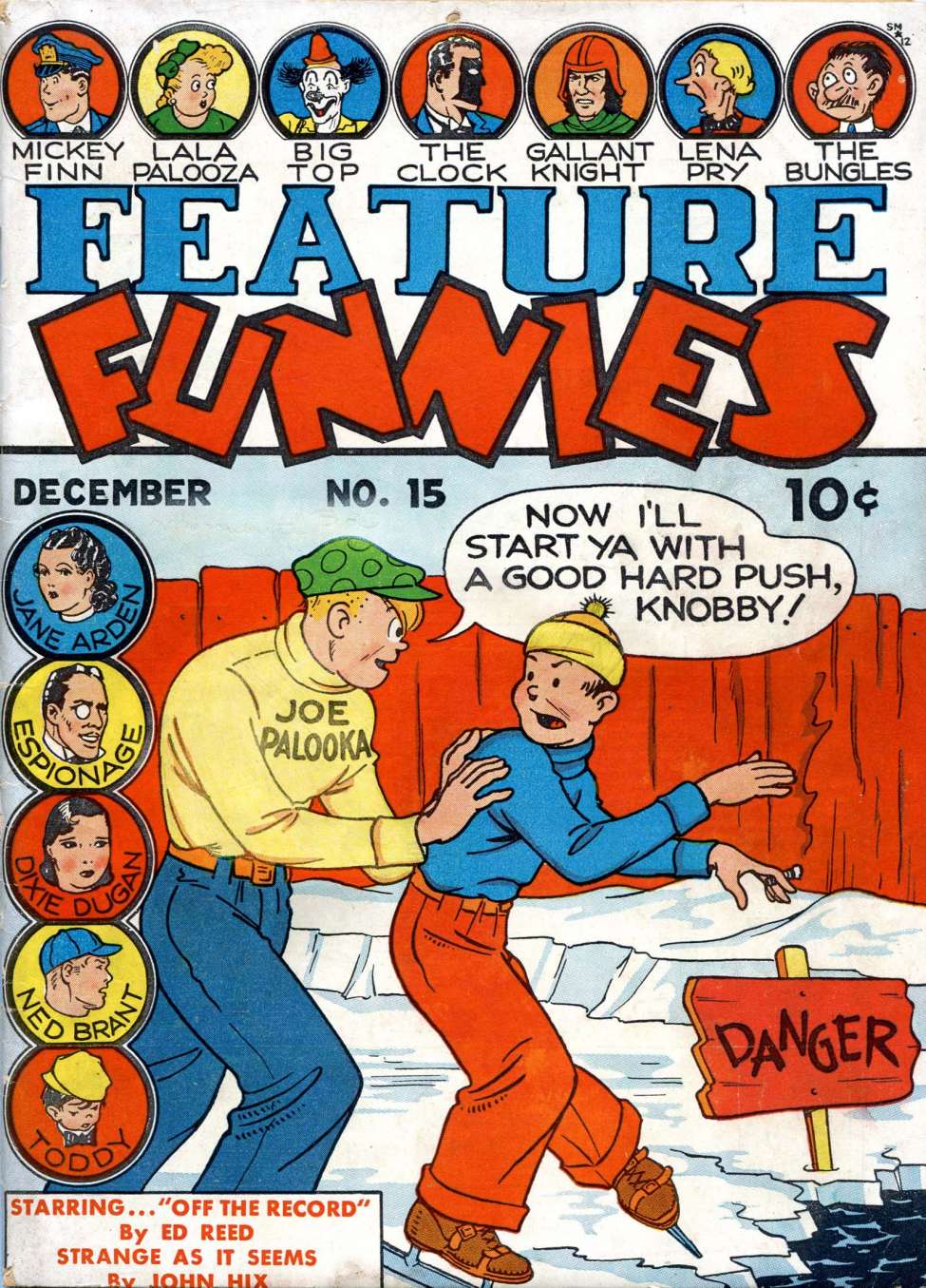 Comic Book Cover For Feature Funnies 15