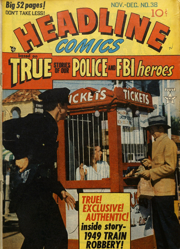 Book Cover For Headline Comics 38