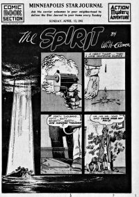 Large Thumbnail For The Spirit (1941-04-13) - Minneapolis Star Journal (b/w)
