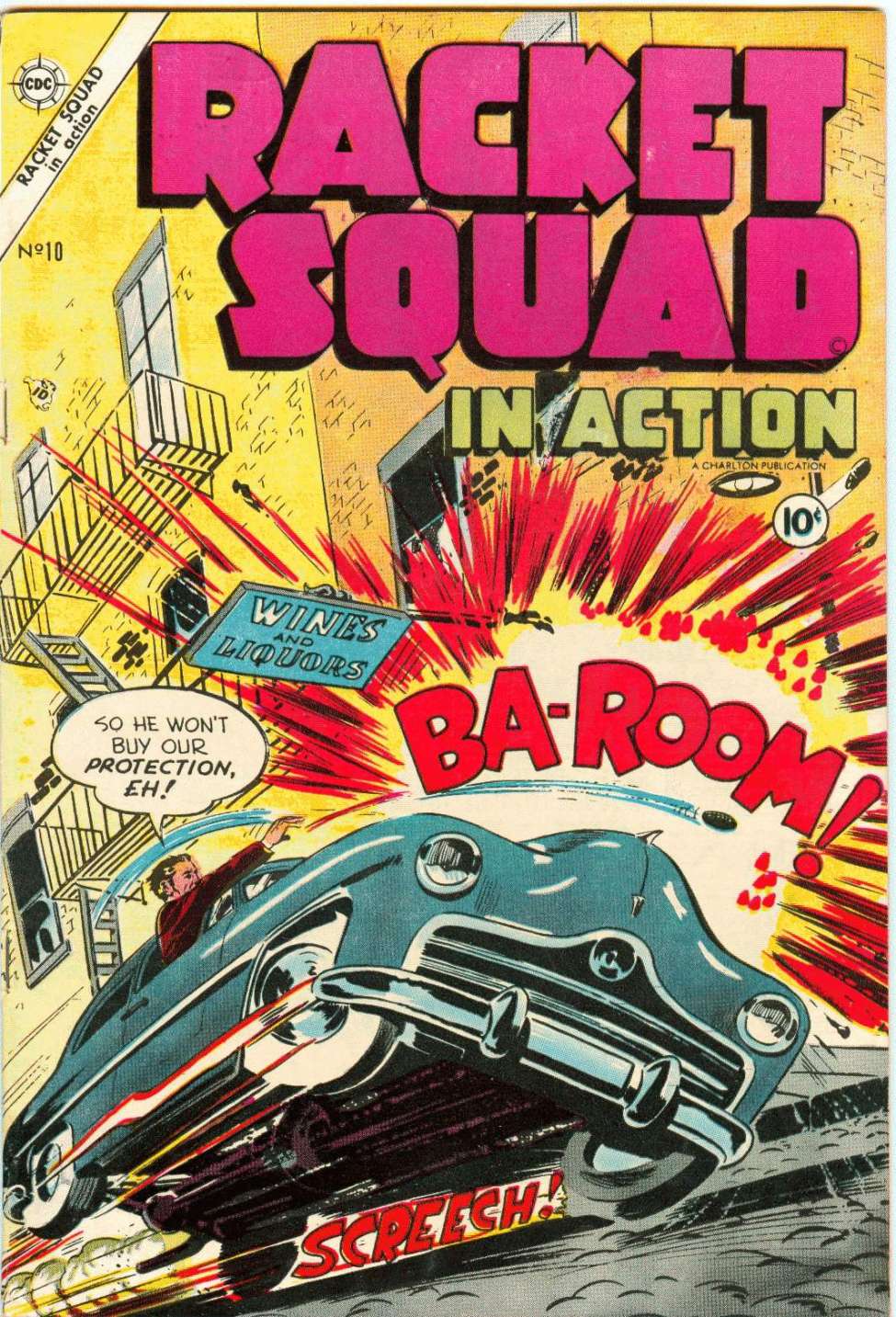 Comic Book Cover For Racket Squad in Action 10