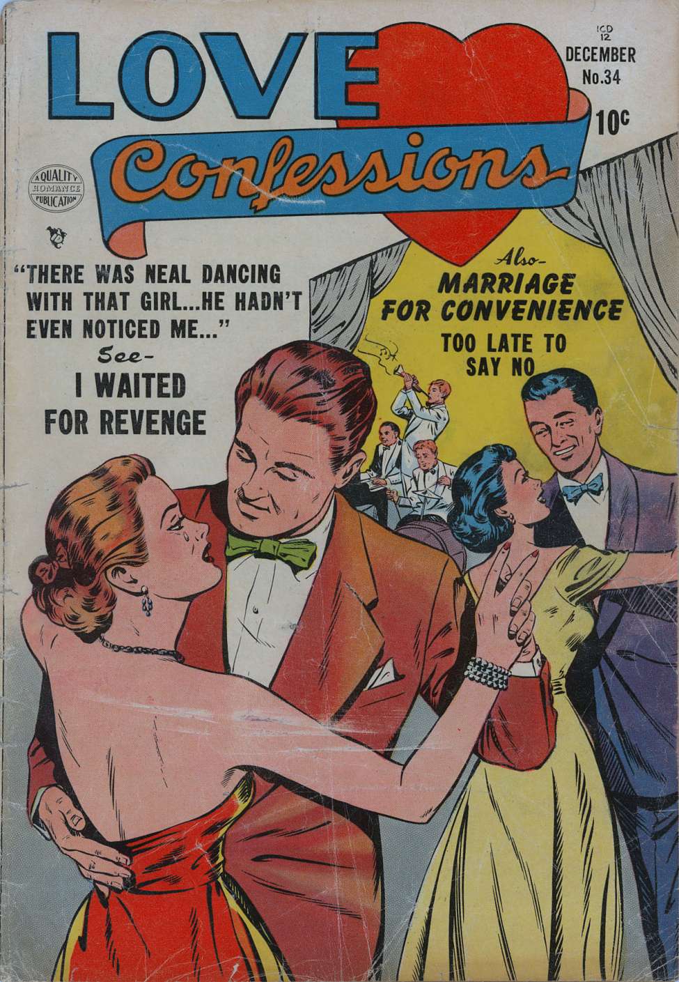 Comic Book Cover For Love Confessions 34