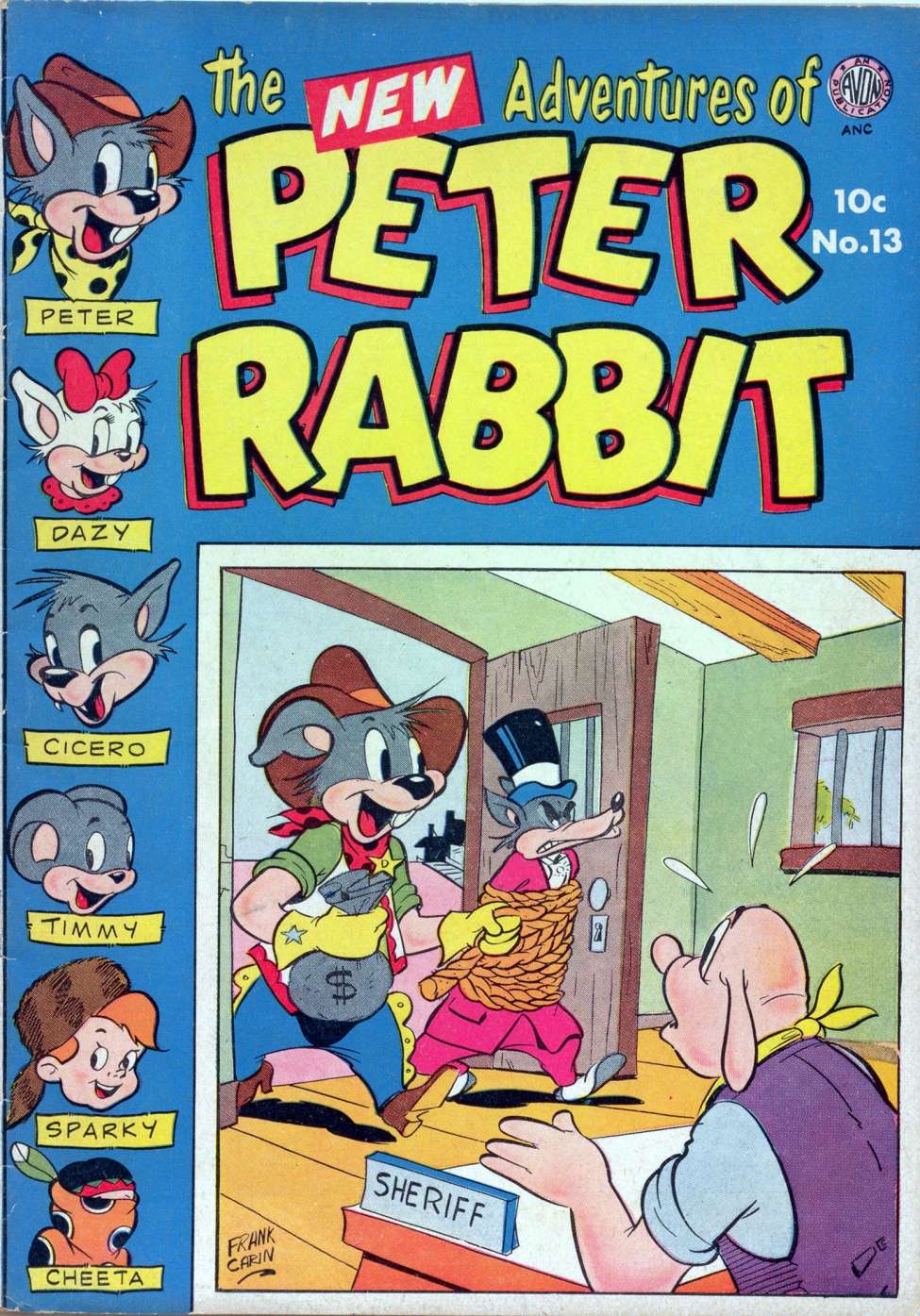 Comic Book Cover For Peter Rabbit 13