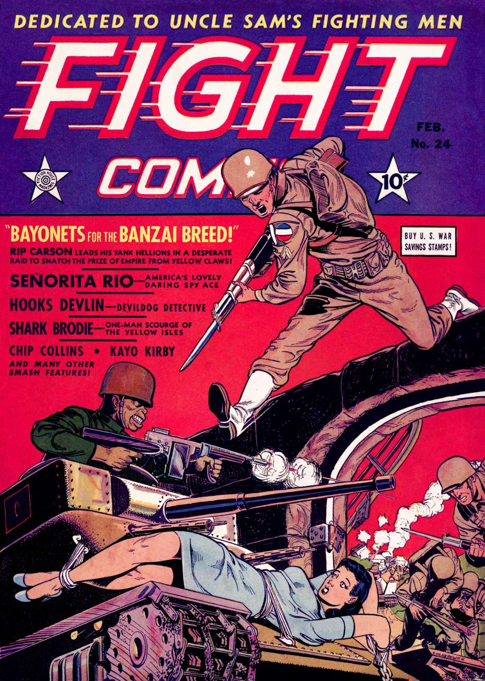 Comic Book Cover For Fight Comics 24