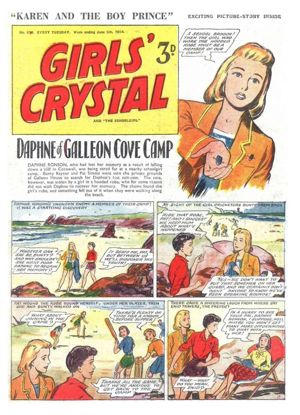 Comic Book Cover For Girls' Crystal 972