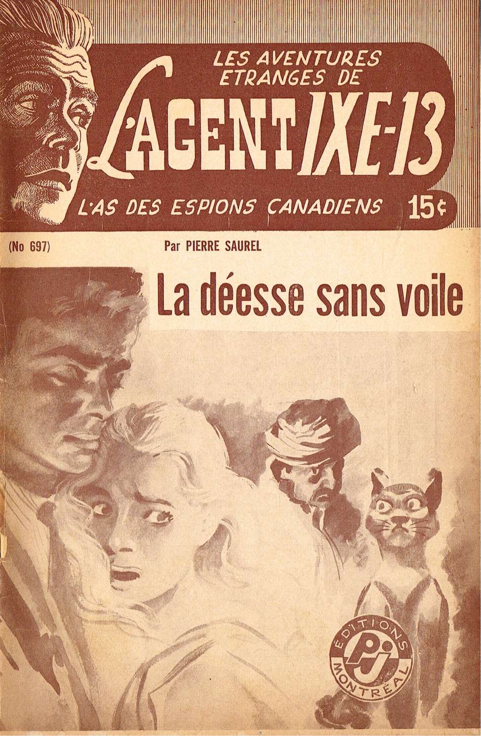 Book Cover For L'Agent IXE-13 v2 697 - La déesse sans voile