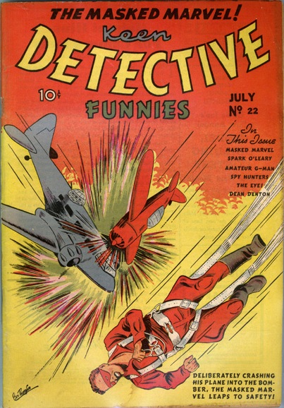 Comic Book Cover For Keen Detective Funnies 22