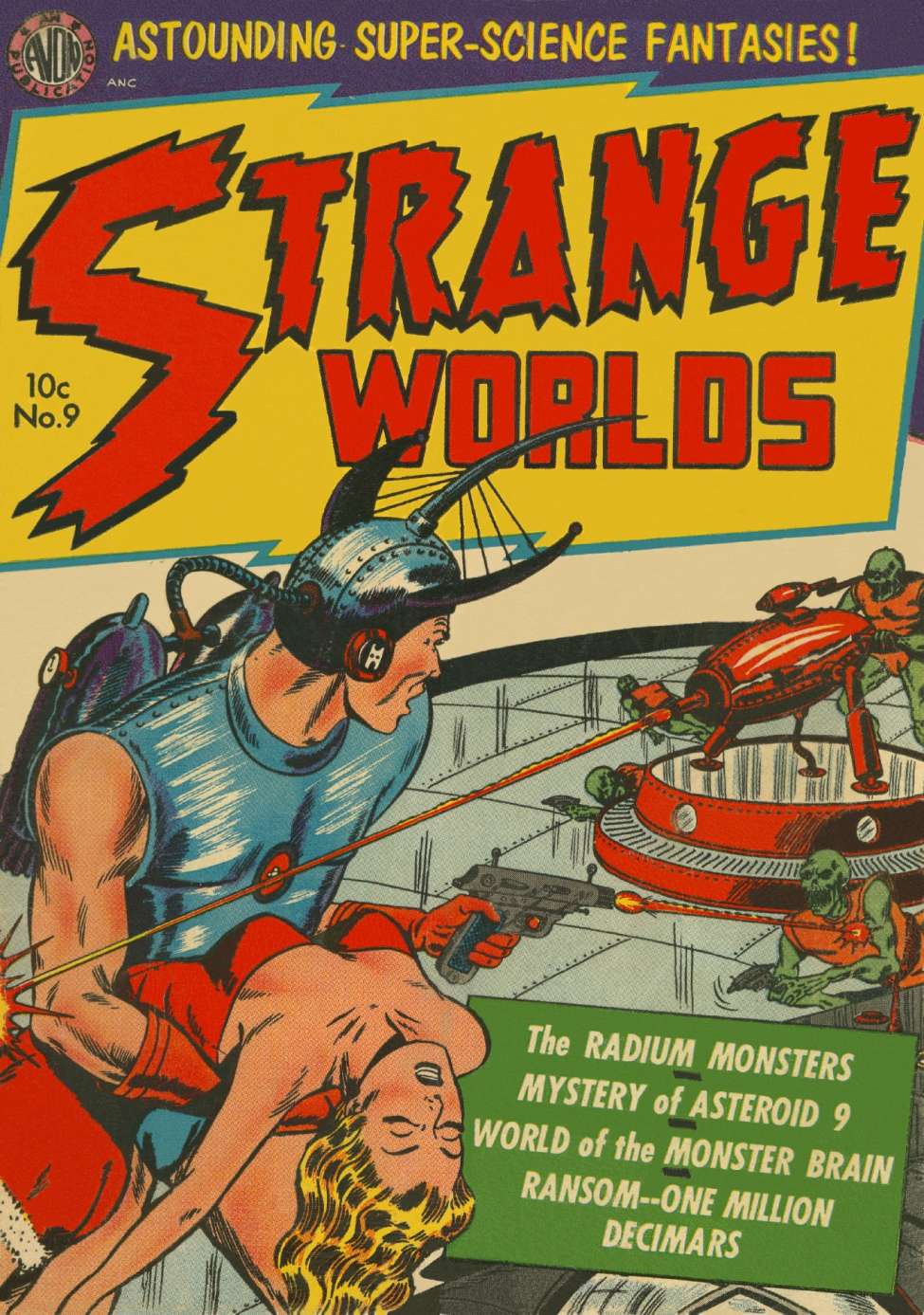 Book Cover For Strange Worlds 9