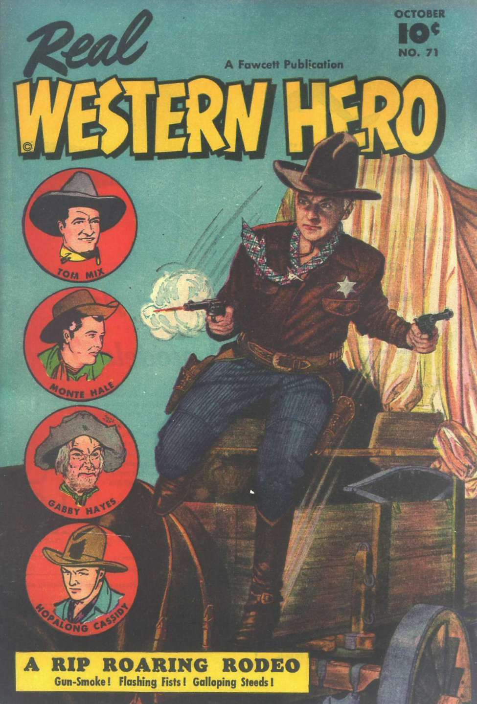 Comic Book Cover For Real Western Hero 71