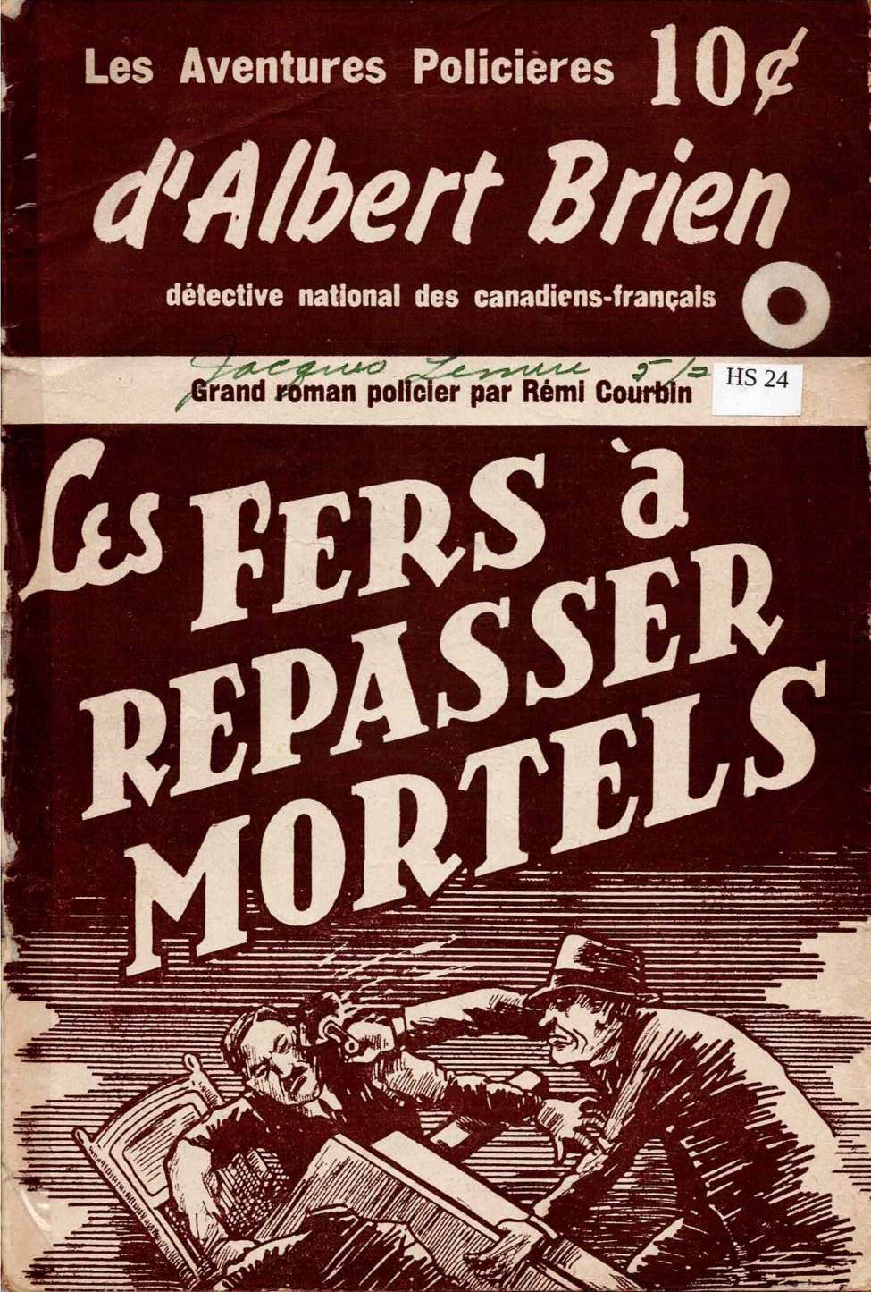 Book Cover For Albert Brien 24 - Les fers &agrave; repasser mortels