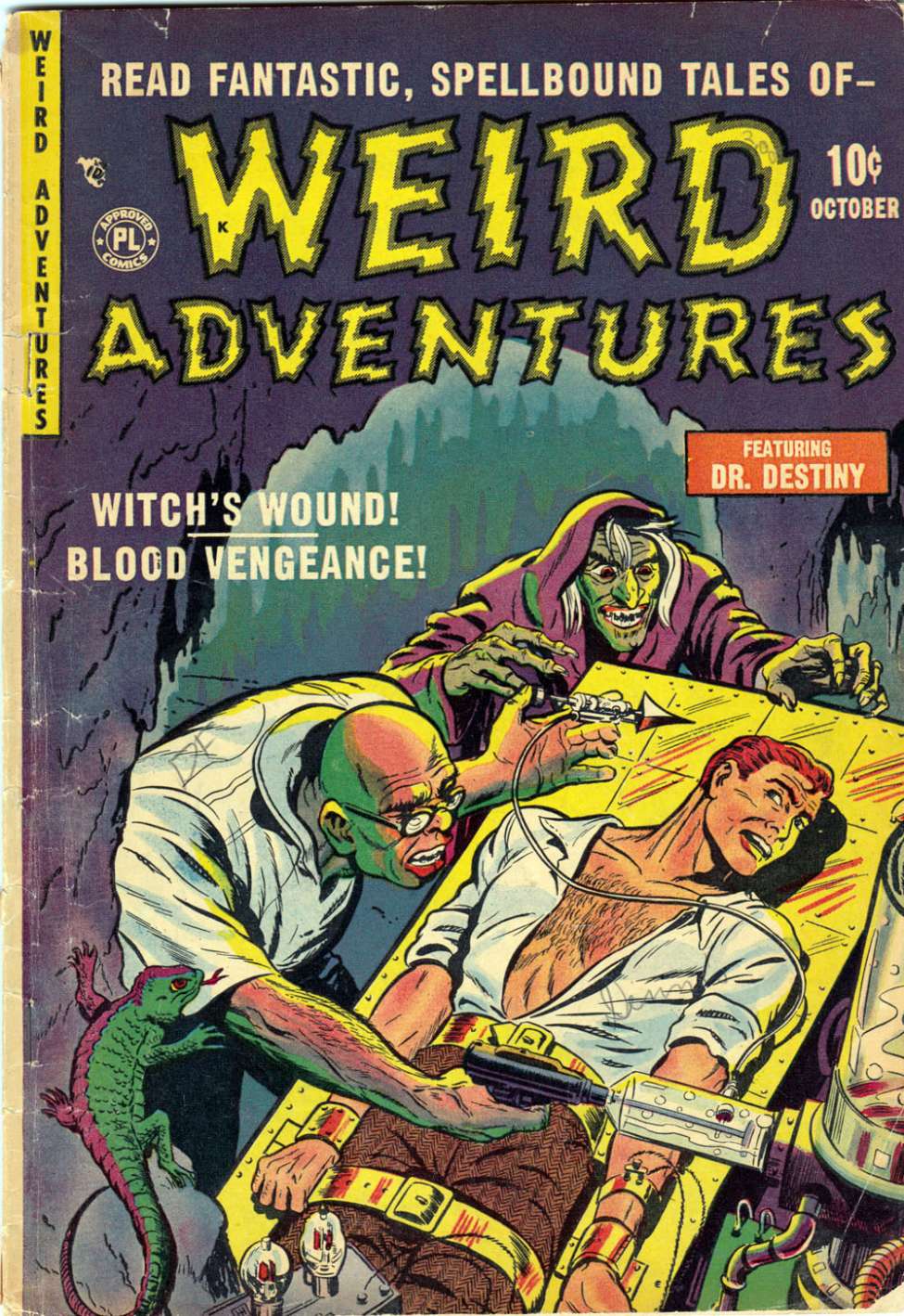 Comic Book Cover For Weird Adventures 3