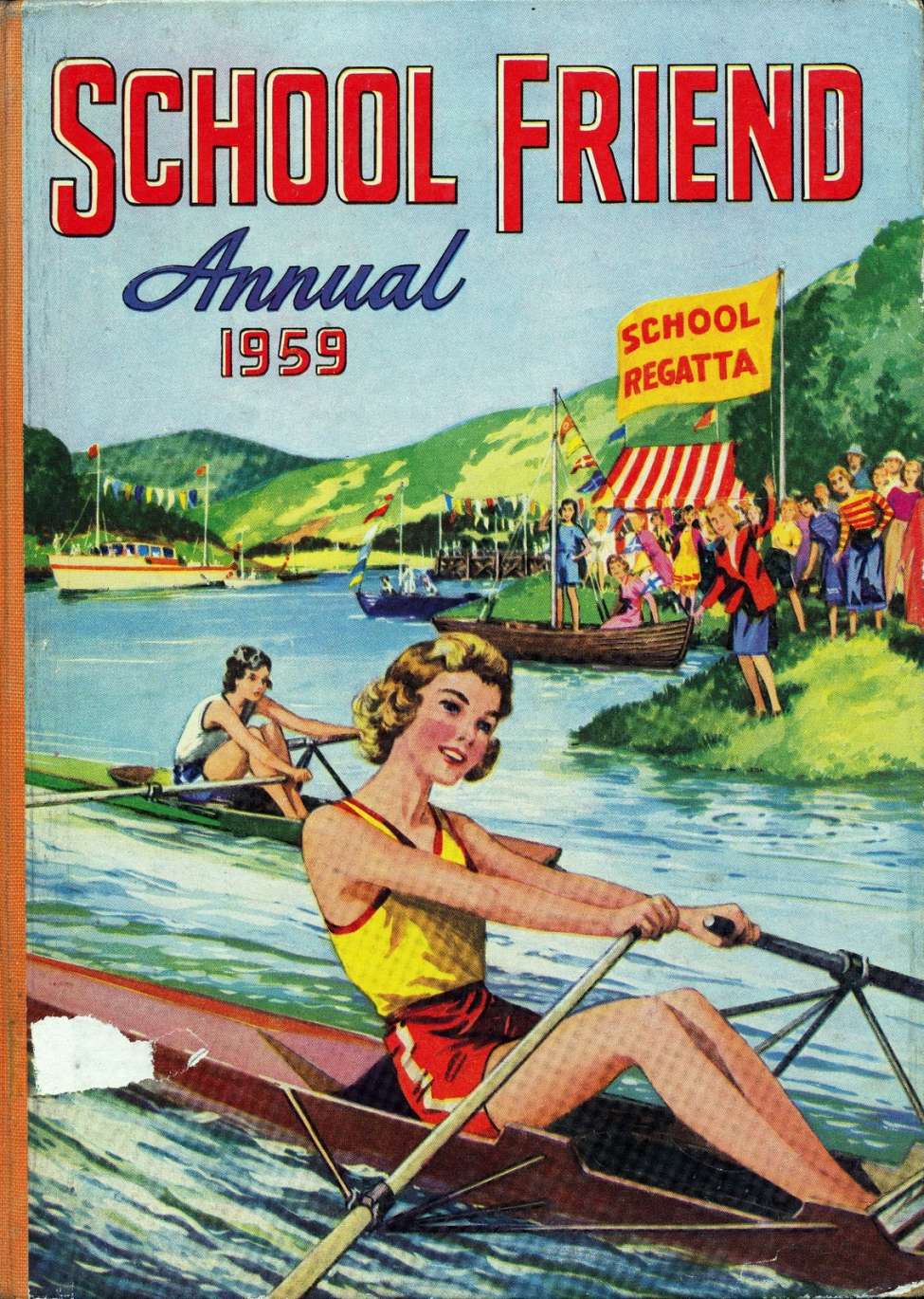 Comic Book Cover For School Friend Annual 1959