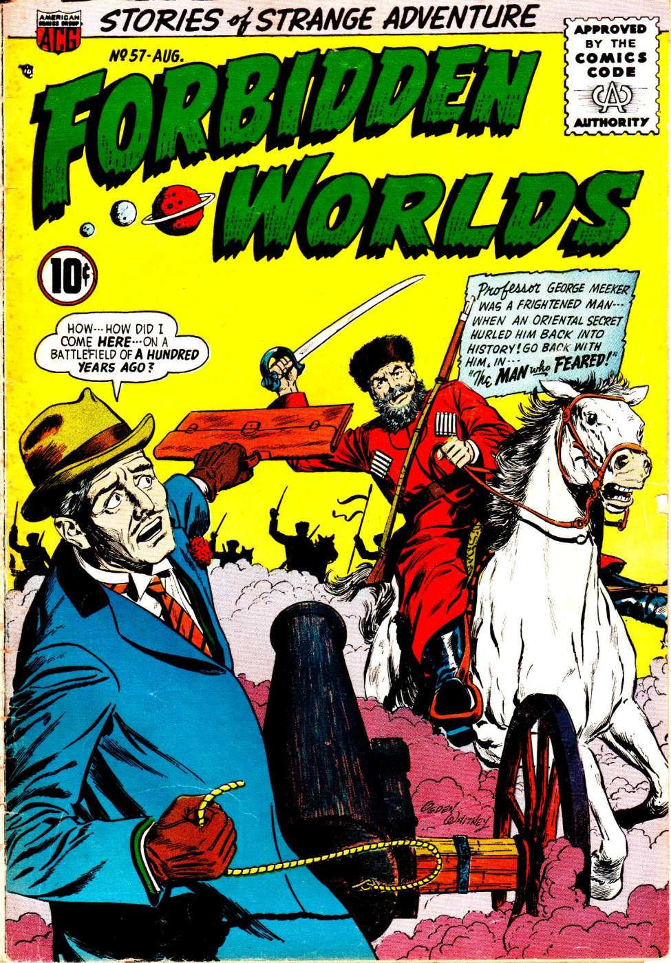 Comic Book Cover For Forbidden Worlds 57