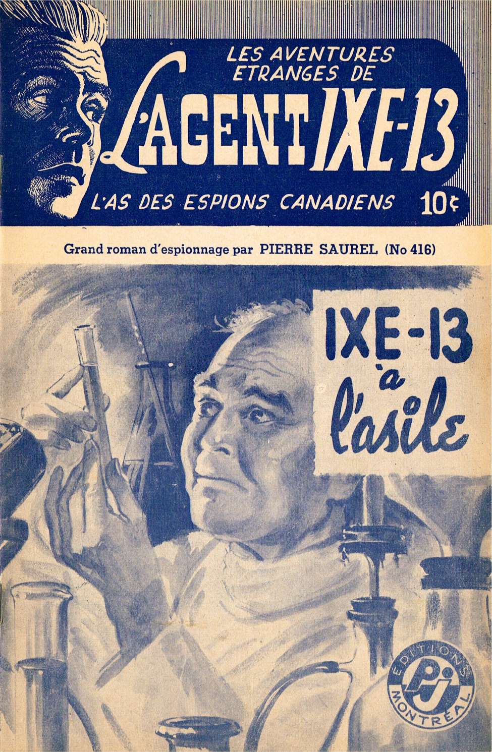 Book Cover For L'Agent IXE-13 v2 416 - IXE-13 à l'asile