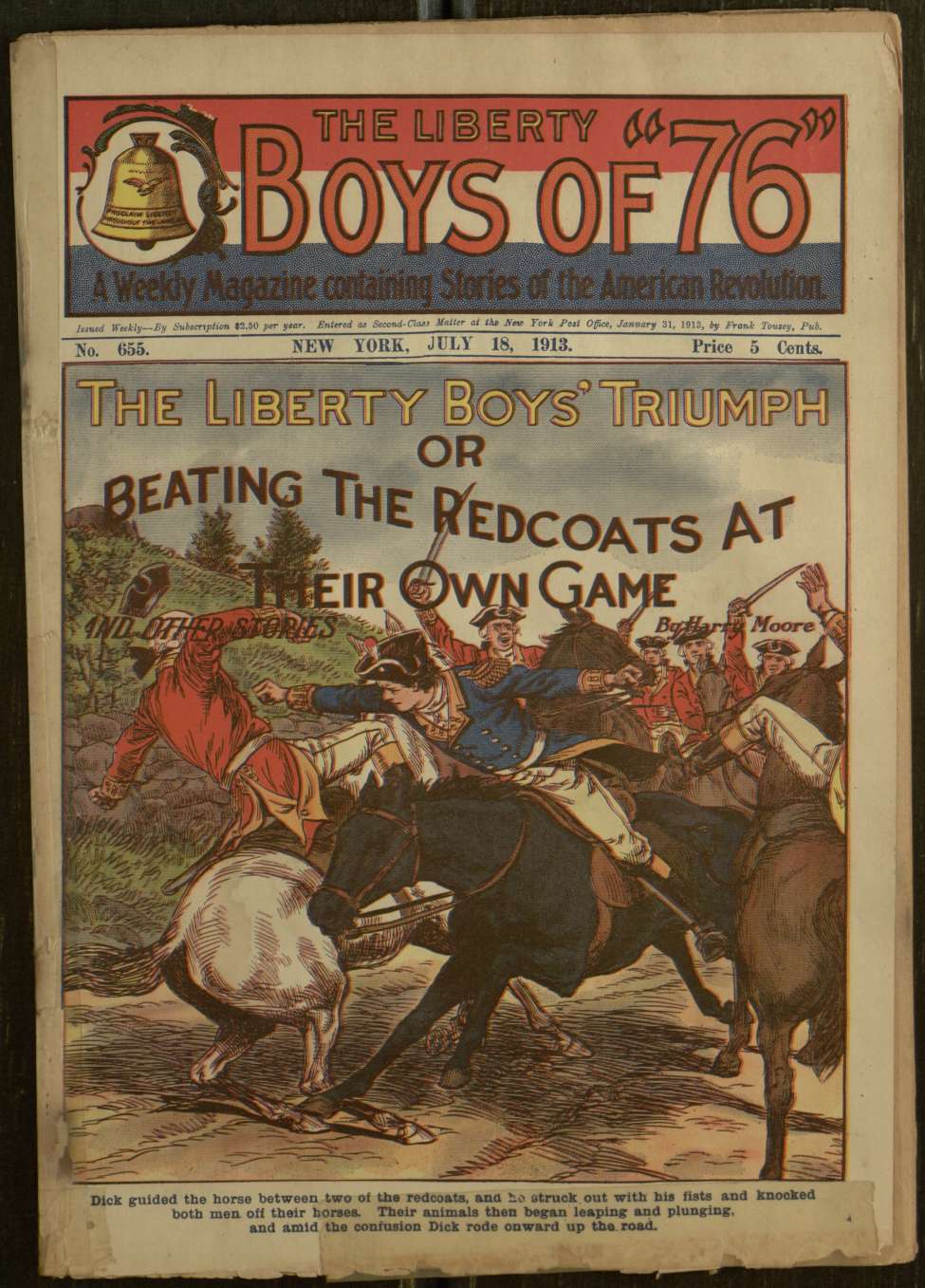 Book Cover For The Liberty Boys of 76 655 - The Liberty Boys' Triumph