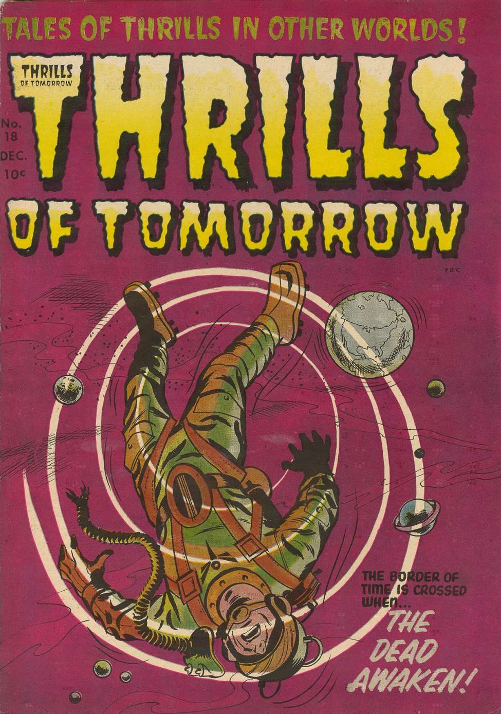 Comic Book Cover For Thrills of Tomorrow 18