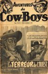 Cover For Aventures de Cow-Boys 37 - La terreur de l'ouest