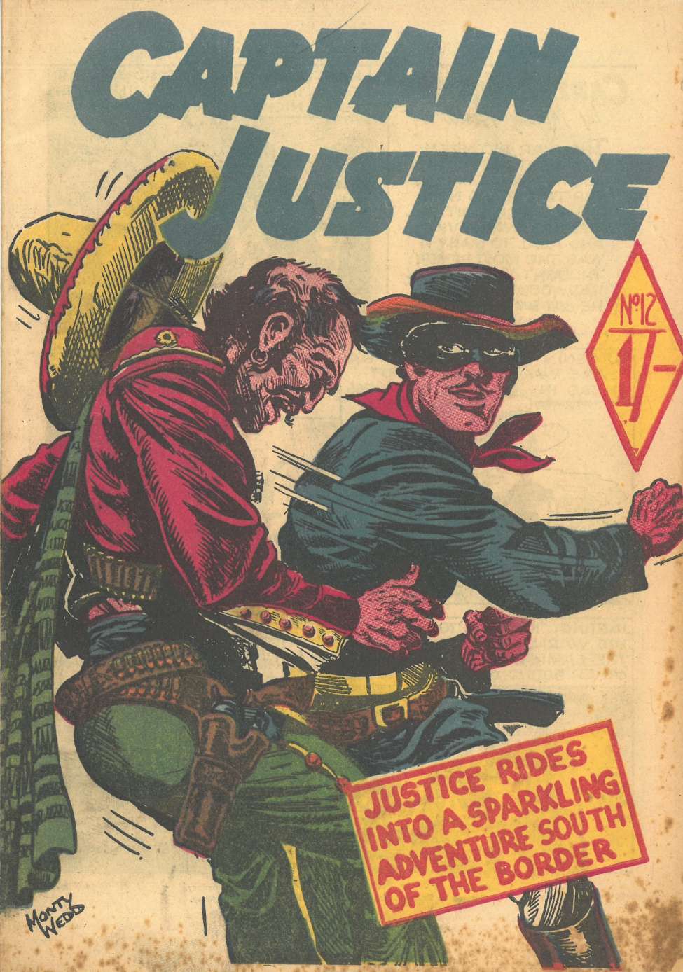 Book Cover For Captain Justice 12