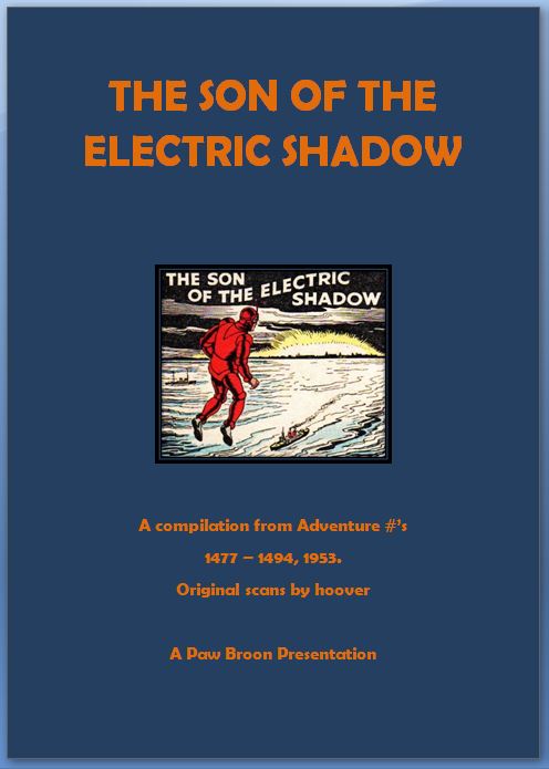 Comic Book Cover For The Son of The Electric Shadow