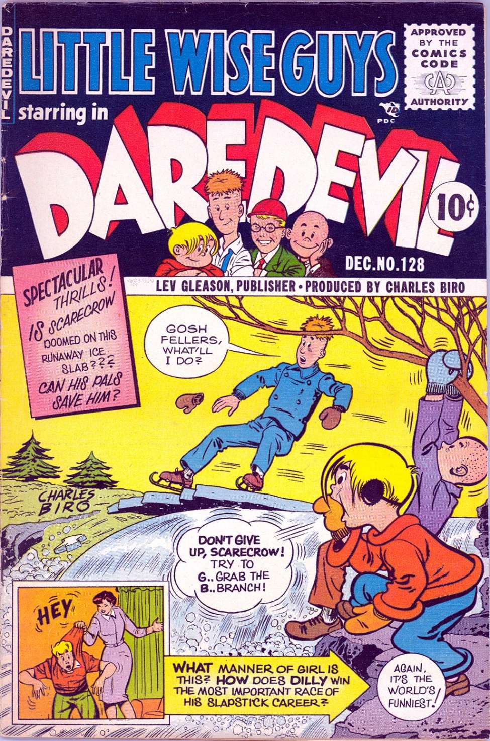 Comic Book Cover For Daredevil Comics 128
