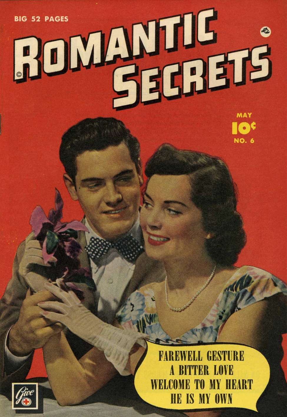 Comic Book Cover For Romantic Secrets 6 (inc) - Version 2