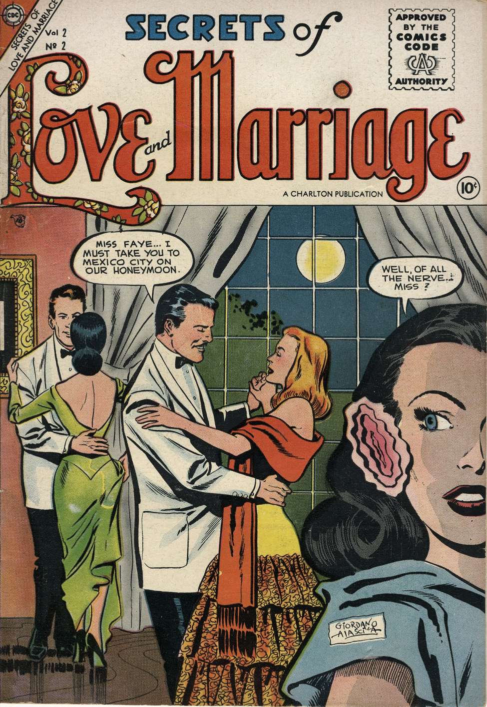 Comic Book Cover For Secrets of Love and Marriage 2
