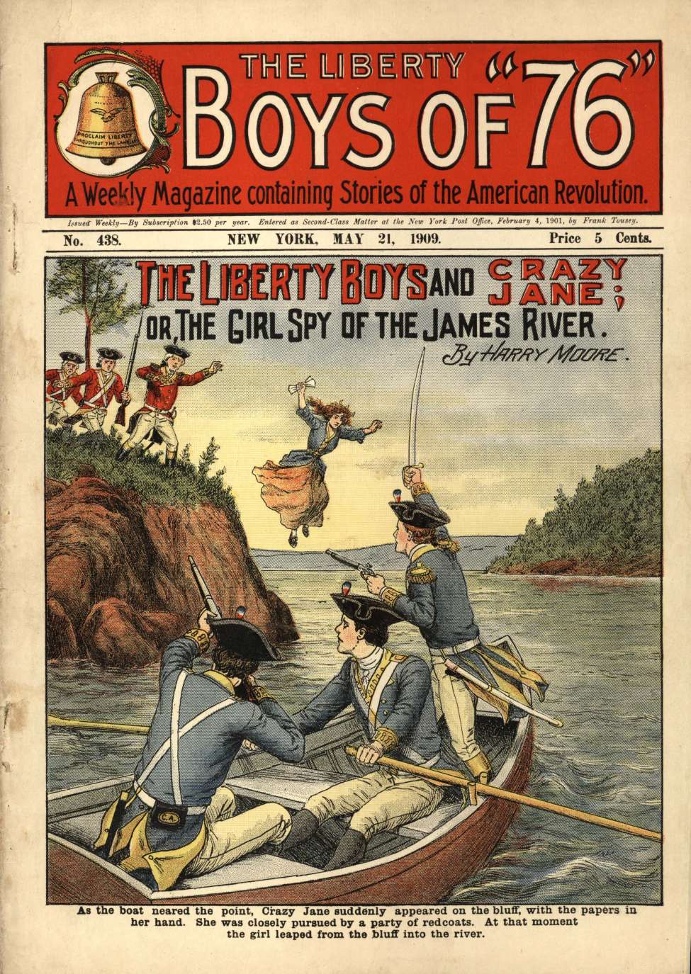 Book Cover For The Liberty Boys of 76 438 - The Liberty Boys and Crazy Jane